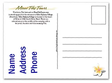 How to write the address on a postcard