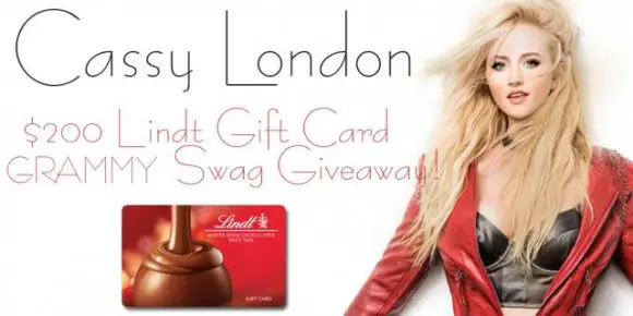 Cassy London $200 Lindt Gift Card & Grammy Swag Giveaway