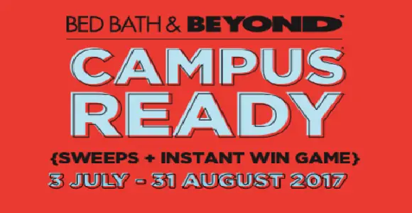 Bed Bath & Beyond Campus Ready Instant Win Game