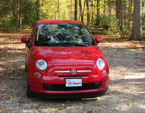 2014 Fiat 500 Pop Sweepstakes Car Win