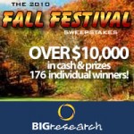 RedPlum and BIGresearch Fall Festival Sweepstakes