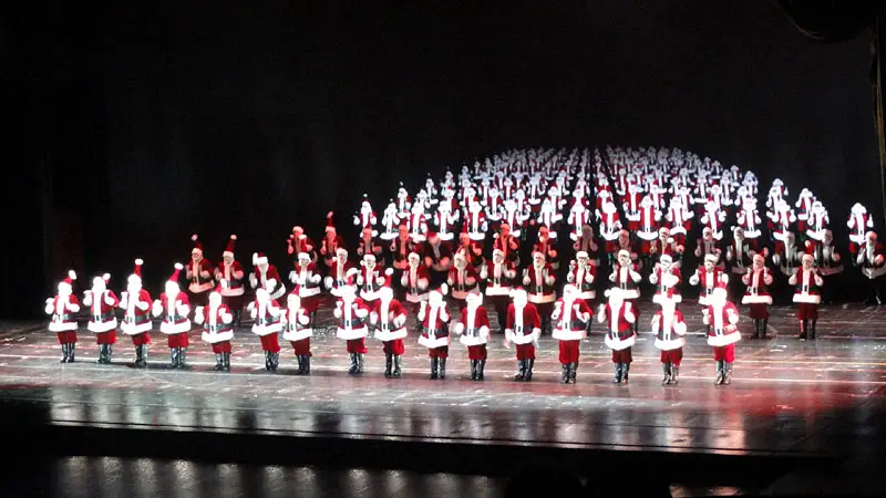 Rockettes Radio City Music Hall New York City Christmas 2010