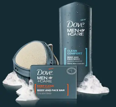 dove men+care products