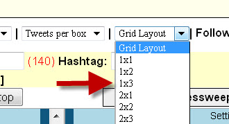 tweetgrid columns