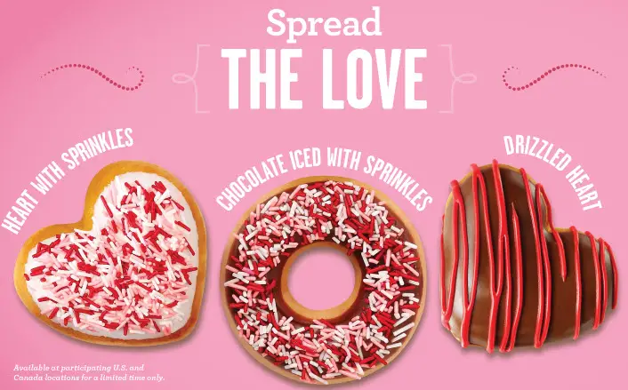 krispy kreme valentines donuts