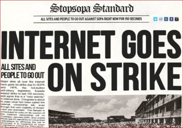 sopa and pipa strike