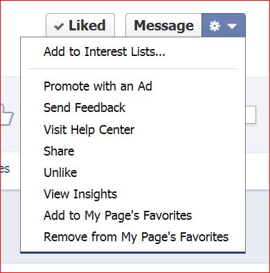 Setup a Facebook Interest List