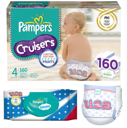 pampers usa olympic limited edition diapers