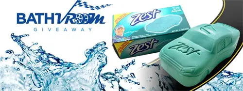 zest bathzroom car soap giveaway
