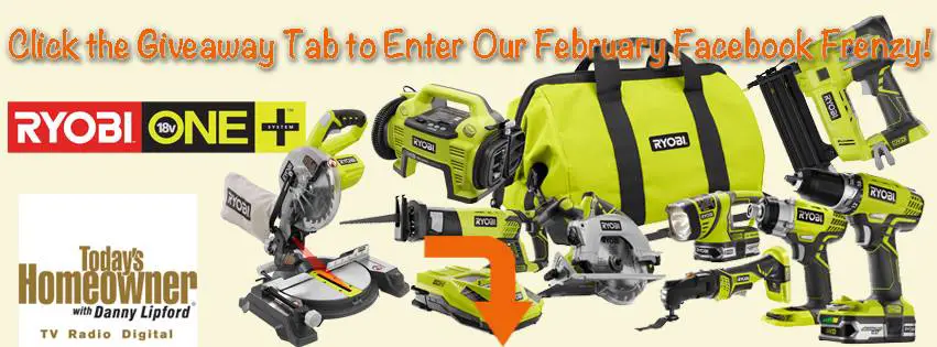 February Frenzy-RYOBI Tools Prize Pack Giveaway