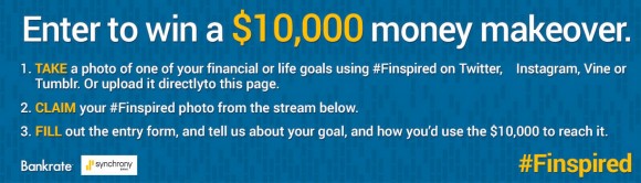 Share with Bank Rate your financial goals and you could win $10,000 in cash and a money makeover to kick-start your plan to succeed.