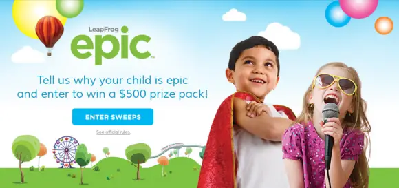 Leapfrog Epic Sweepstakes