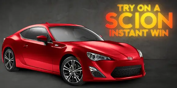 Shop Your Way Try On a Scion Instant Win Game