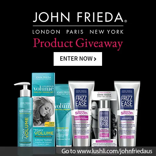 John Frieda Hair Product Giveaway (30 Winners)