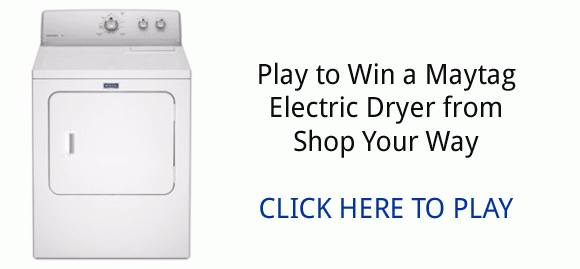Play the Shop Your Way Maytag Electric Dryer Instant Win Game