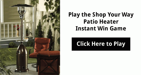 Shop Your Way Patio Heater Instant Win Game