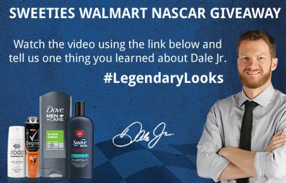 Sweeties Walmart Men's Grooming NASCAR Fall Flash Giveaway
