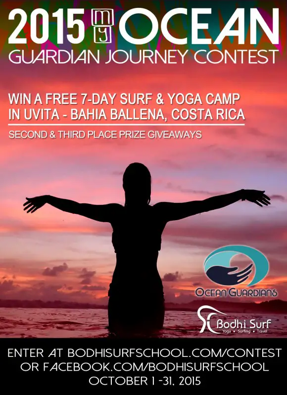 Bodhi Surf School My Ocean Guardian Journey to Costa Rica Contest
