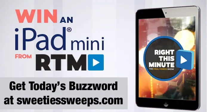 RightThisMinute iPad Giveaway Daily Buzzwords