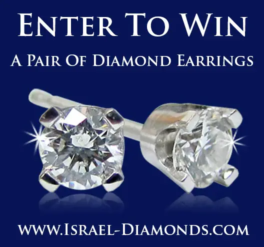 Israel Diamonds $1,000 Diamond Earrings Giveaway