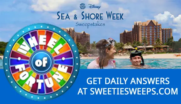 Wheel Of Fortune Sea And Shore Week Sweepstakes