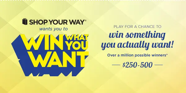 Win It! - Win What You Want by Sears