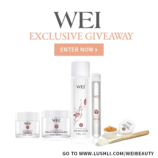 Wei Beauty Products Giveaway