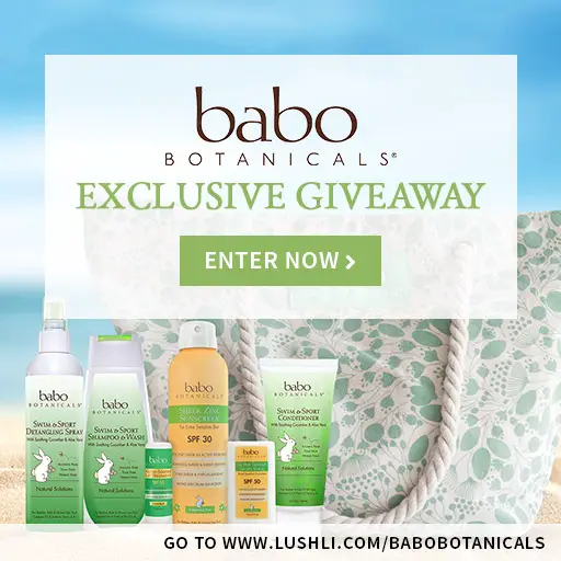 Babo Botanicals Beach Kits Instagram Giveaway 30 Winners