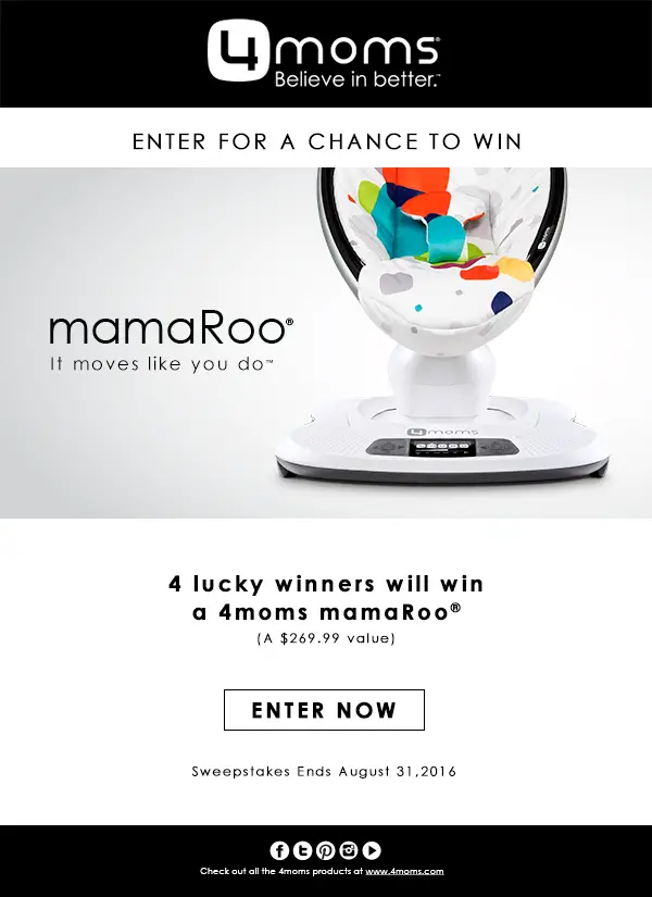 Mama Roo4moms Believe in Better Sweepstakes