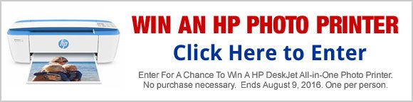 Win an HP DeskJet All-in-One Photo Printer