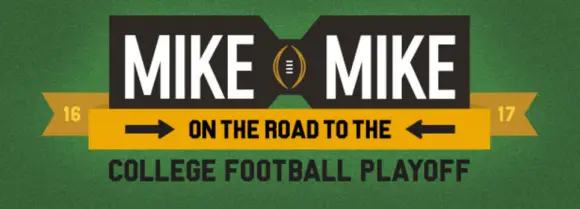 Mike & Mike's Road to the College Football Playoff Sweepstakes Daily Winning Word