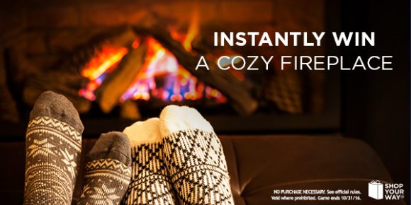 Shop Your Way Fireplace I Desire Instant Win Game