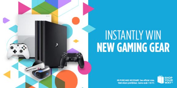 Shop Your Way Your New Gaming Gear Instant Win Game