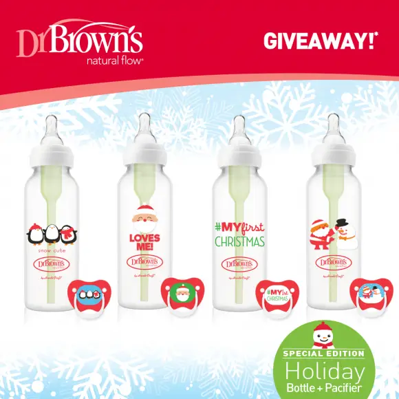 Dr. Brown's Holiday Bottle Pacifier Giveaway