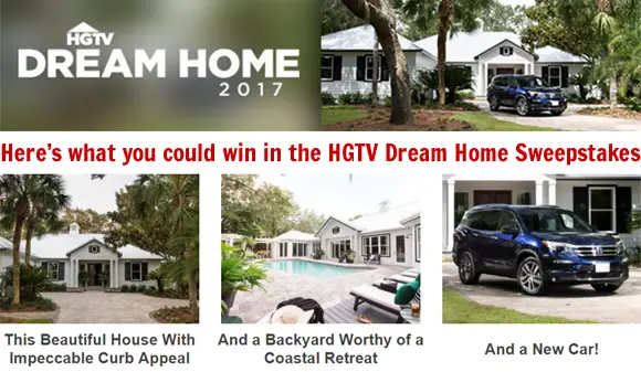 HGTV Dream Home 2017 Giveaway Sweepstakes