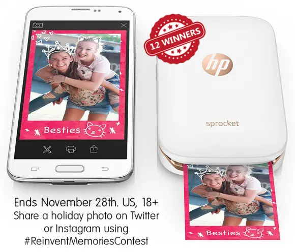 HP Season of Sprocket Giveaway #ReinventMemoriesContest