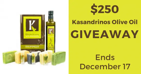 Paleo Epic's $250 Kasandrinos Olive Oil Giveaway