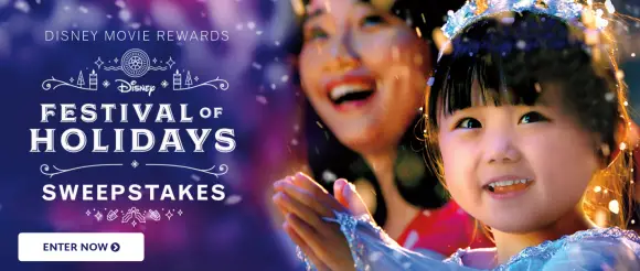 Disney Movie Rewards Festival of Holidays Sweepstakes