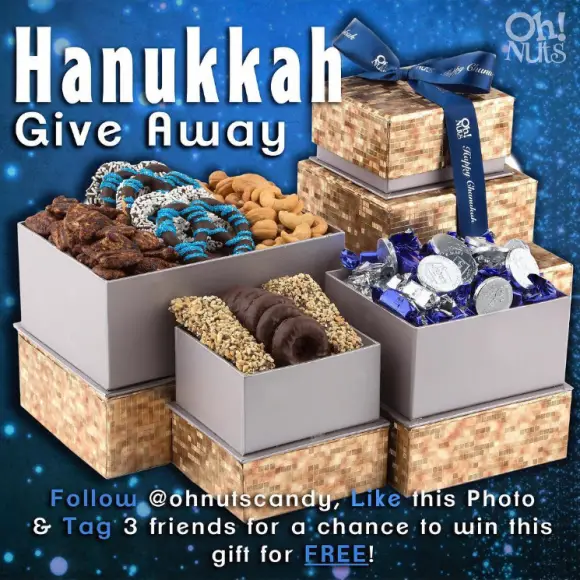 Oh! Nuts Hanukkah Instagram Giveaway