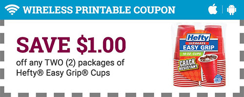 Hefty Cups Mobile Discount Coupon Redplum