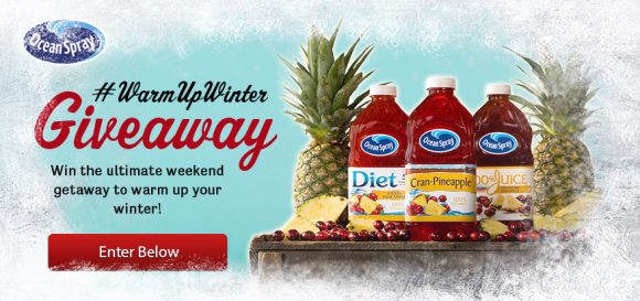 Ocean Spray #WarmUpWishes Giveaway