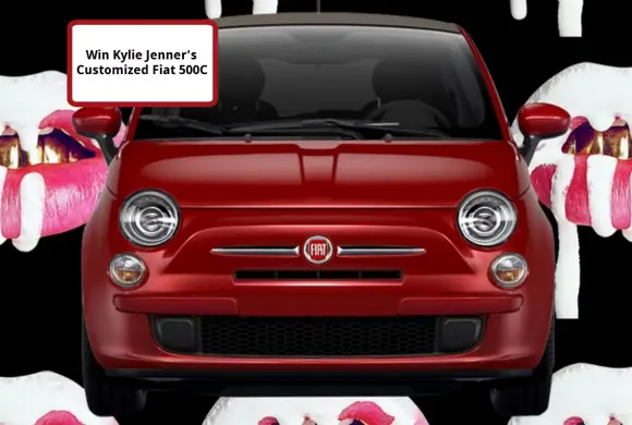 win Kylie Jenner's customized Fiat 500C