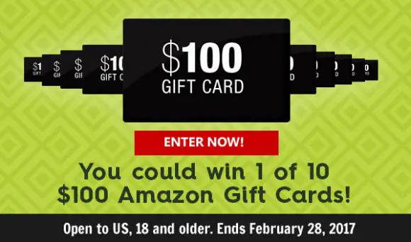 Click to Enter Avocado of Mexico's Sweepstakes for your chance to win 1 of 10 $100 Amazon gift cards