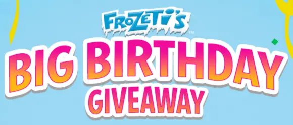 Dippin' Dots Frozeti's Big Birthday Giveaway 