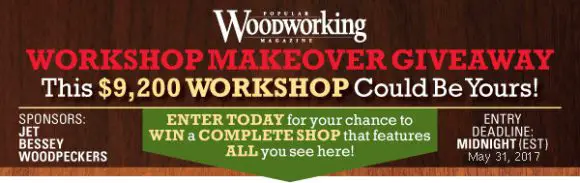 Popular Woodworking Workshop Makeover Giveaway 
