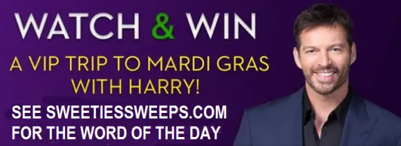 The Harry TV Show Mardi Gras Word of the Day Sweepstakes
