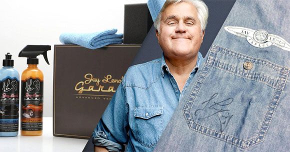 Enter for a chance to win a Jay Leno's Garage Advanced Vehicle Care Kit and a custom autographed denim shirt, every hour during the marathon.