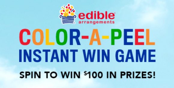 Spin everyday for a chance to win! $50 gift card from The Children's Place + $50 gift voucher from Edible Arrangements