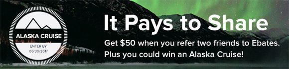 Ebates Alaskan Cruise Vacation Giveaway