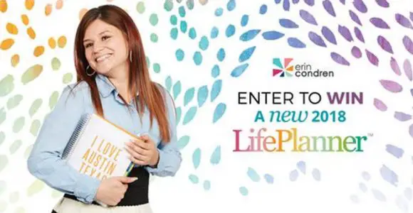 Here's your chance to win the ultimate #ECLifePlanner from Erin Condren Designs! 25 lucky winners will be selected to win a NEW 2018 LifePlanner just in time for launch.